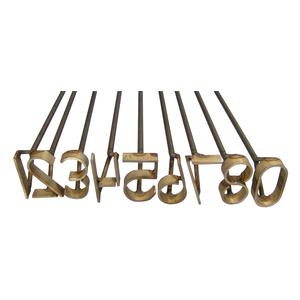 Fire Brands 3-in No'd Set (0-9)  L&H Manufacturing Company